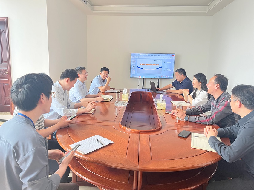 包河区委常委副书记刘登银一行光临安徽BOBty综合体育走访调研